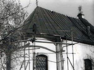 066 Radovi na krovu kapele 1980.